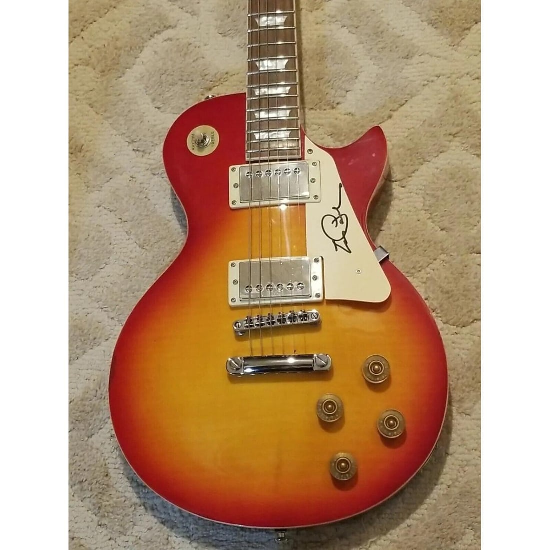 Les Paul Autographed "Les Paul" Guitar- w/JSA LOA (1 of 1)