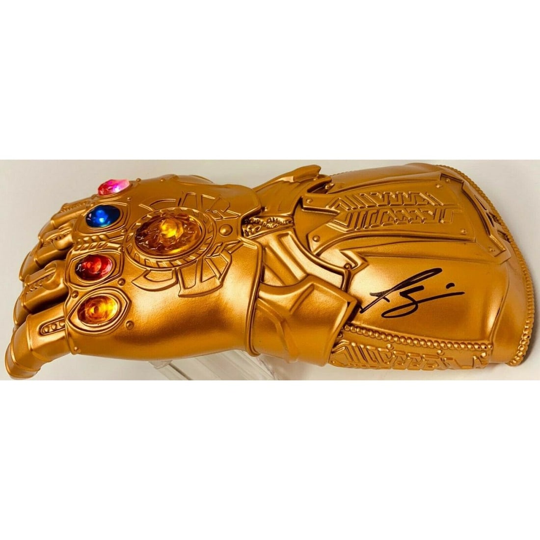 Josh Brolin Thanos Signed Infinity Gauntlet Light Up (Beckett Witnessed) (1 of 4)