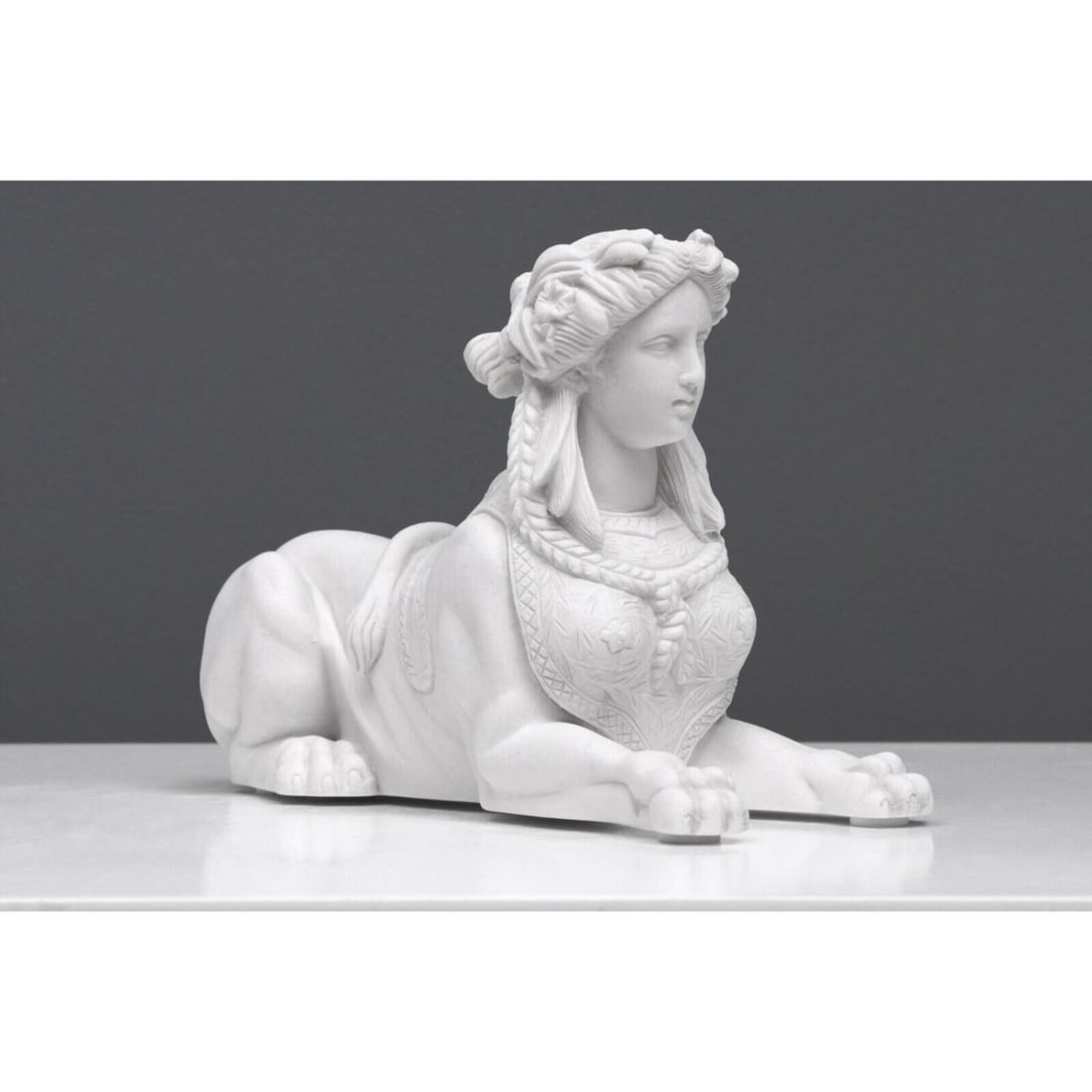 Sphinx Stone & Marble Bust/Sculpture (1 of 6)