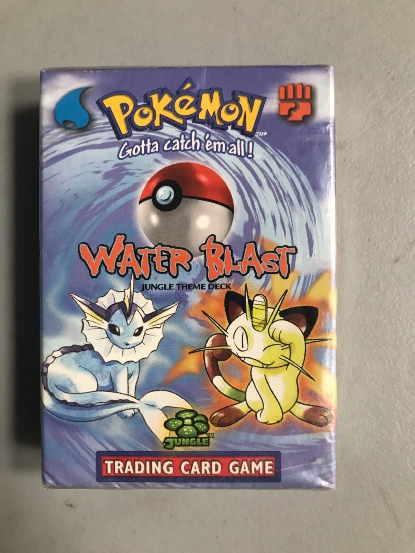 Pokemon Water Blast Jungle Theme Deck Pack Factory Sealed Vintage Vaporeon WOTC (1 of 1)