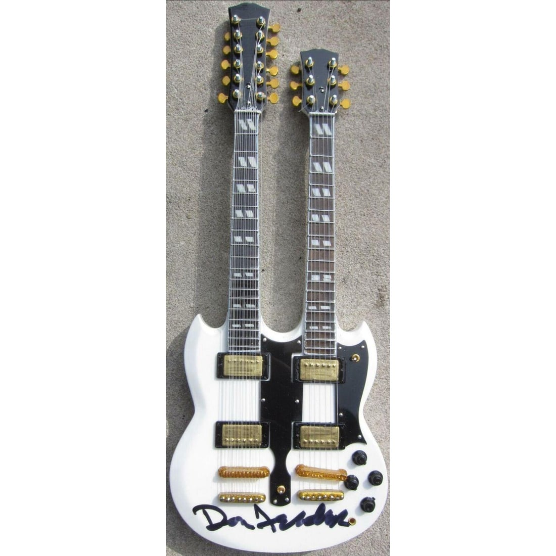 Don Felder Eagles signed Axe Heaven Mini Guitar PSA/DNA auto (1 of 1)