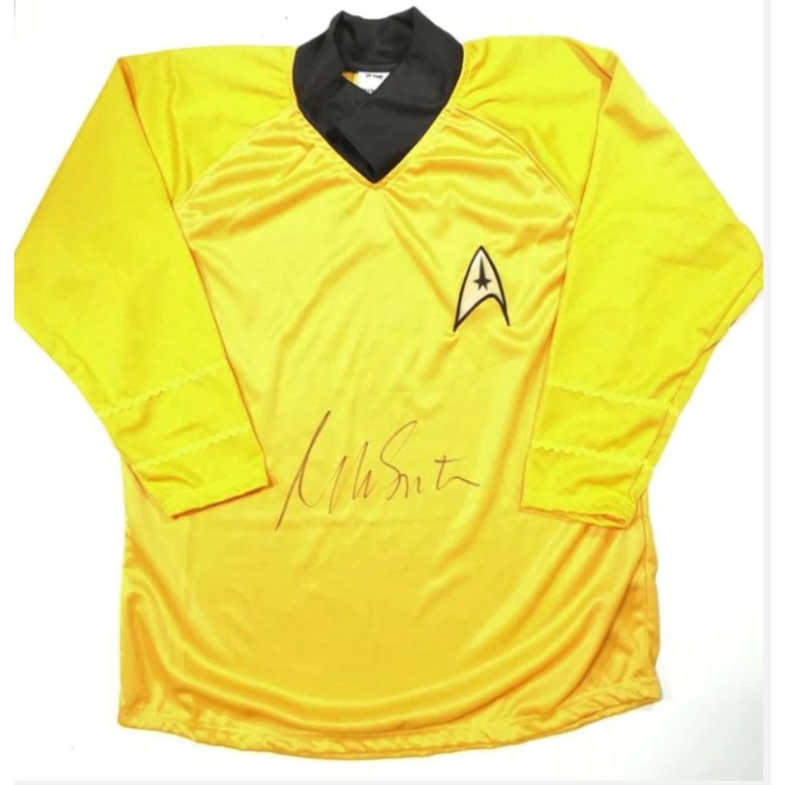 WILLIAM SHATNER AUTHENTIC SIGNED STAR TREK UNIFORM SHIRT JSA COA (1 of 1)