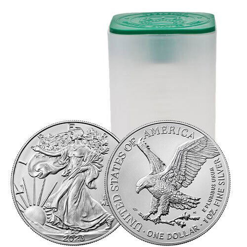 Tube of 20 - 2023 1 oz American Silver Eagle Coin BU (1 of 1)