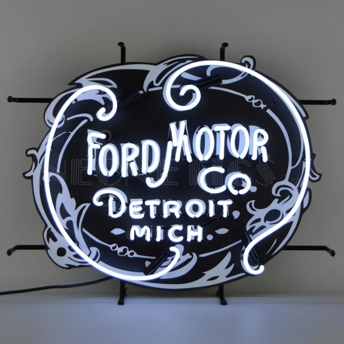 eon sign FoMoCo GT Ford Motor Company Trucks Detroit 1903 Vintage Emblem OLP**II: ''*Neon sign FoMoCo GT Ford Motor Company Trucks Detroit 1903 Vintage Emblem OLP**IINeon sign by Neonetics the ONLY company licensed approved and checked by Ford to make neon signs