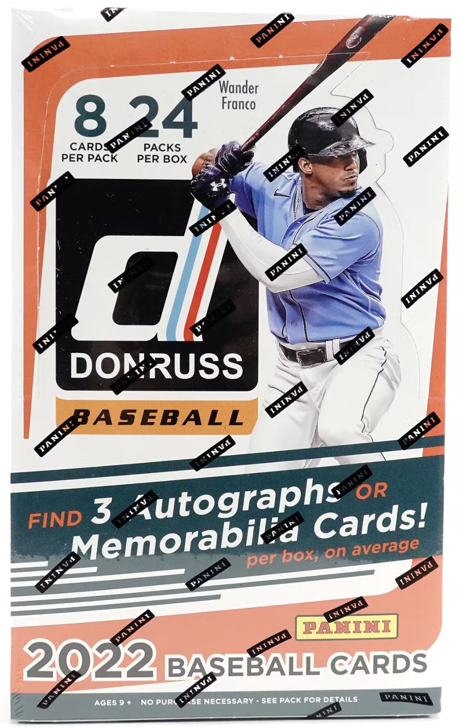 2022 Panini Donruss Baseball Factory Sealed Hobby Box (1 of 1)