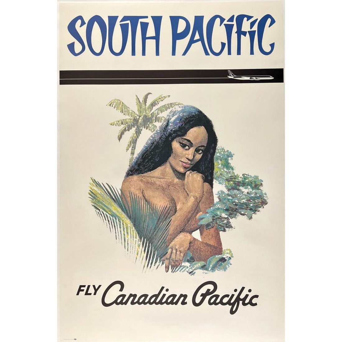 Original Vintage Poster SOUTH*** PACIFIC FLY CANADIAN PACIFIC Airline Travel>>** (1 of 1)