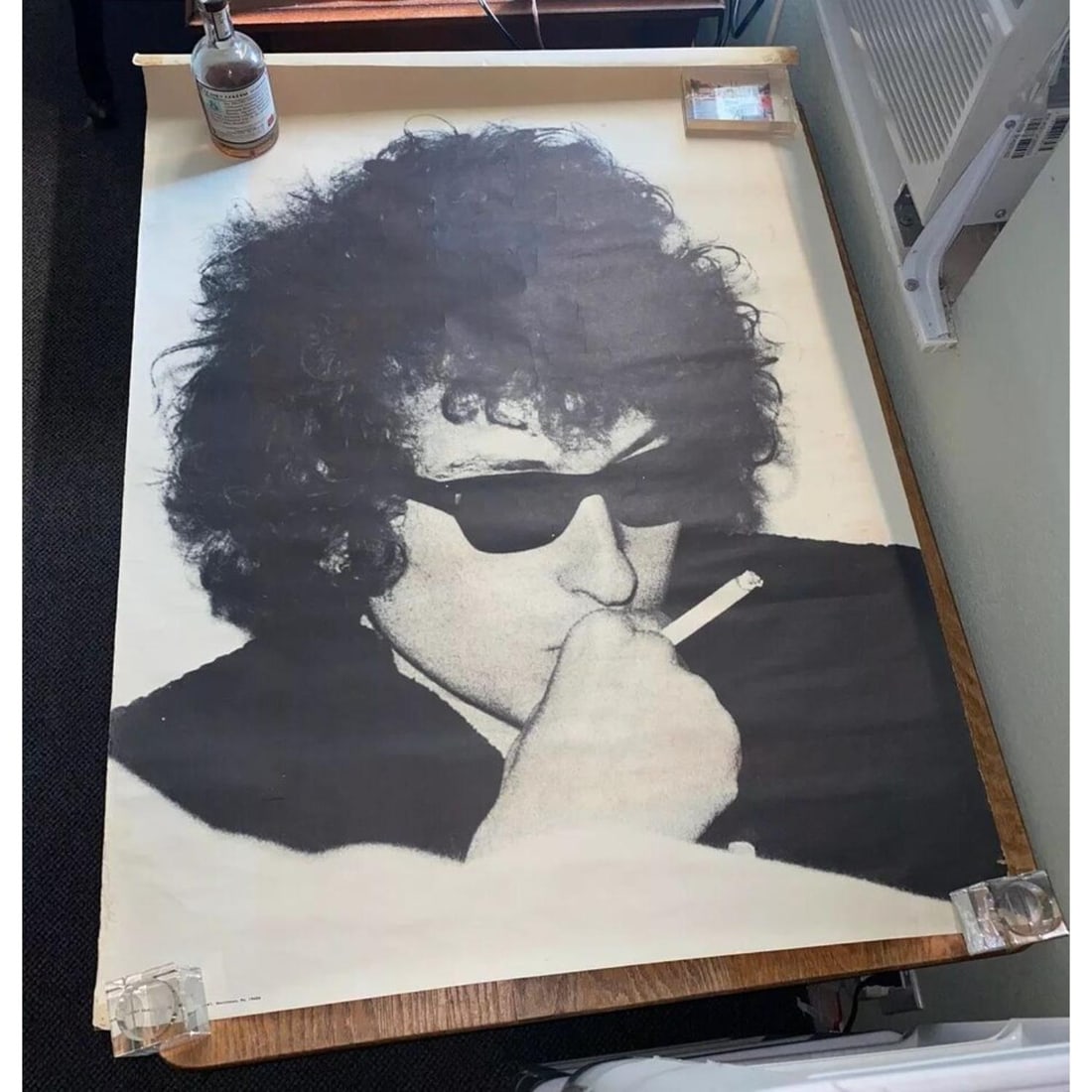 Original BOB DYLAN 1967 CHARLES GATEWOOD ORIGINAL ***1st Press Poster FAMOUS FACES USA MADE***: ***BOB DYLAN 1967 CHARLES GATEWOOD ORIGINAL*** 1st Press Poster FAMOUS FACES USA MADE***