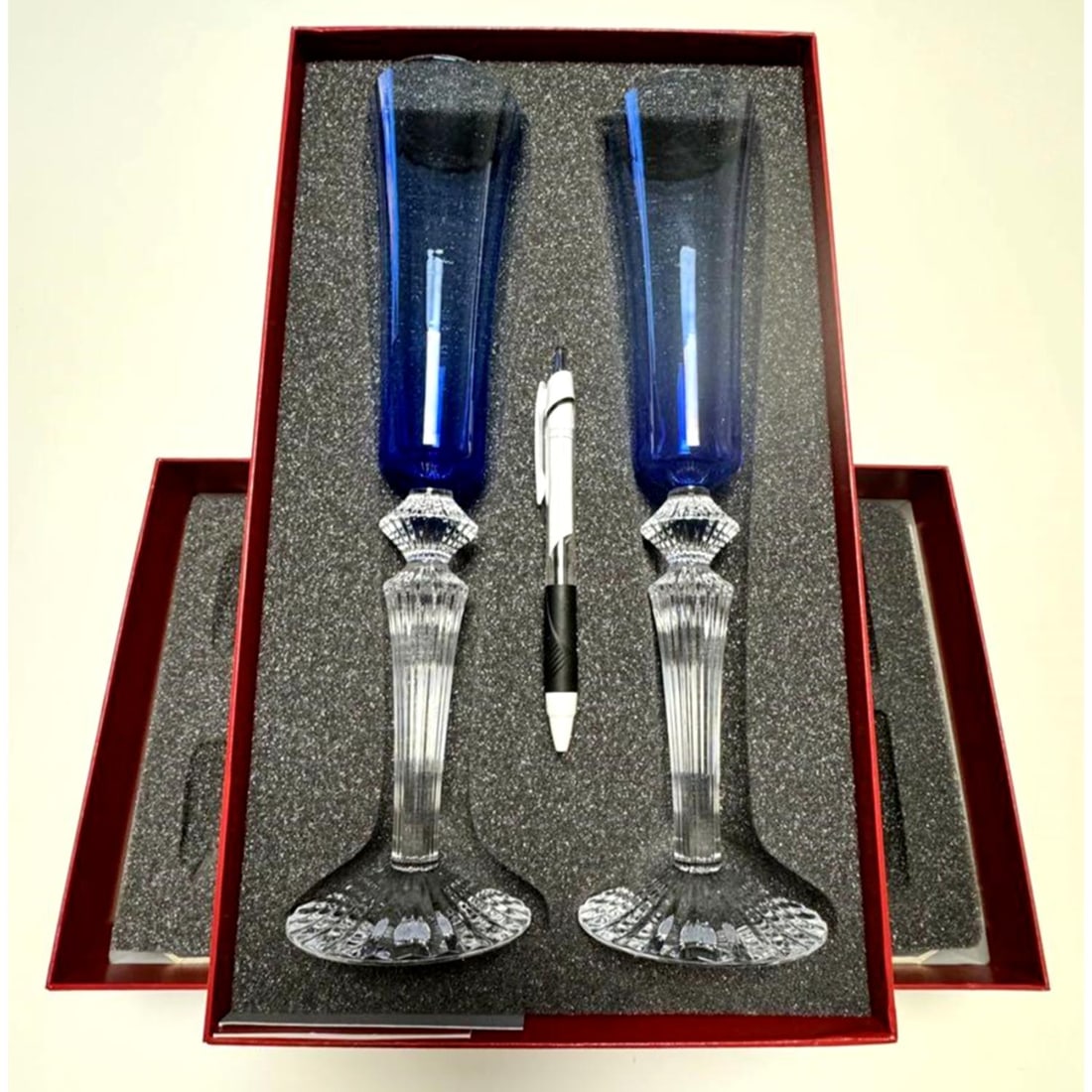 Lot Of 2~ Baccarat Crystal Champagne Glasses (1 of 2)