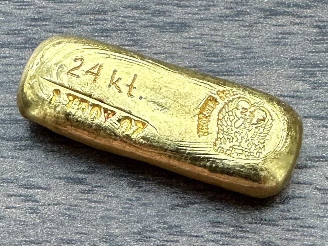 Rare Vintage 1 Oz Phoenix Precious Metals Gold Bar Old Ingot Dayton Nevada (1 of 2)