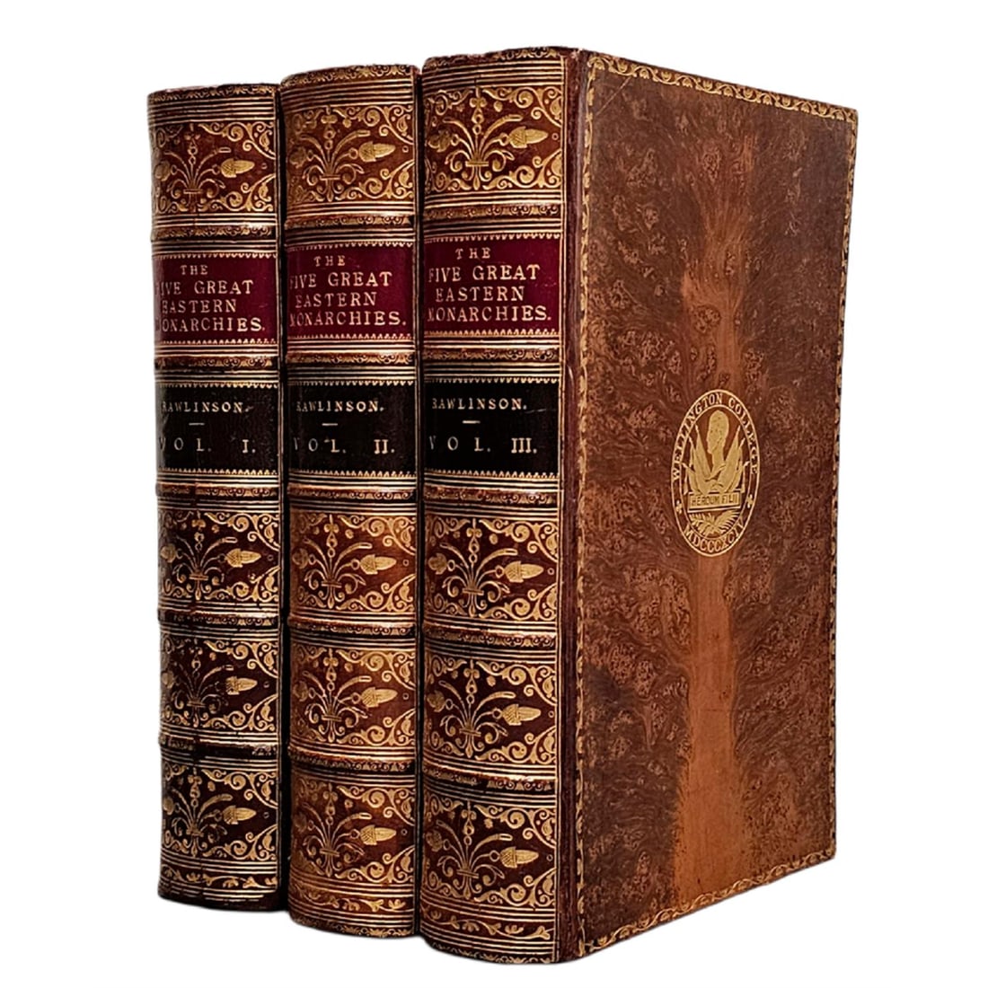 1879 Five Great Monarchies Ancient Eastern World Chaldea Assyria Babylon Persia 3 Vol. Set (1 of 8)