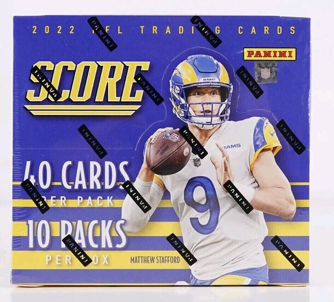 2022 Panini Score Football Factory Sealed Hobby Box (1 of 1)