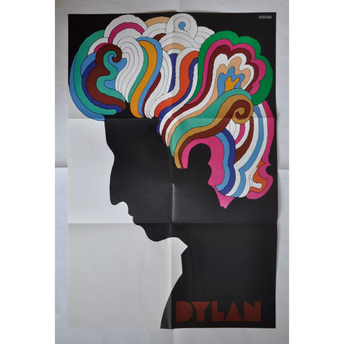 original poster *Bob**Dylan* 1967 by *Milton**Glaser* NM: original poster *Bob**Dylan* 1967 by *Milton**Glaser* NM(32,87" x 22,04")
