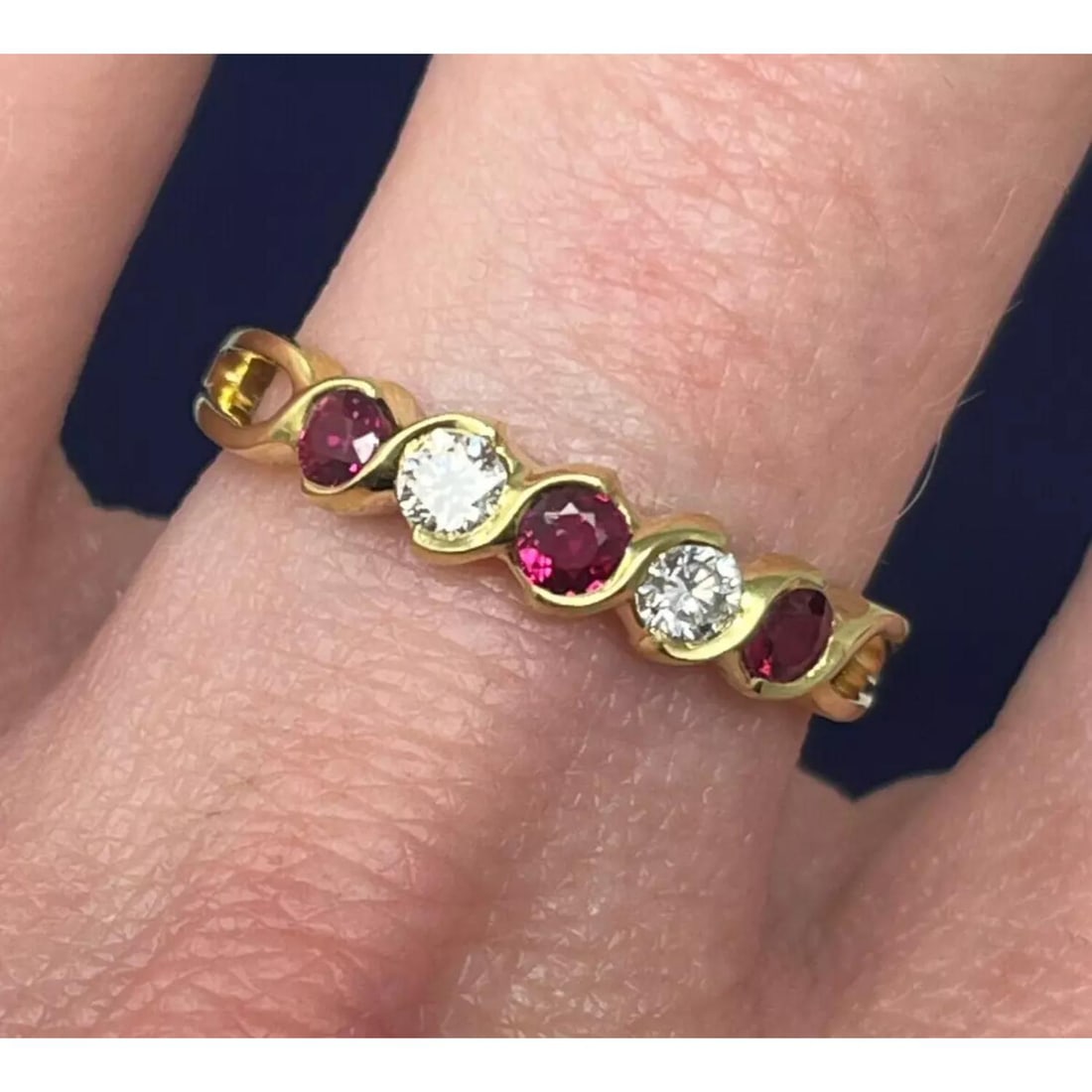 Vintage Tiffany & Co**Ruby & Diamond**Band ** (1 of 3)