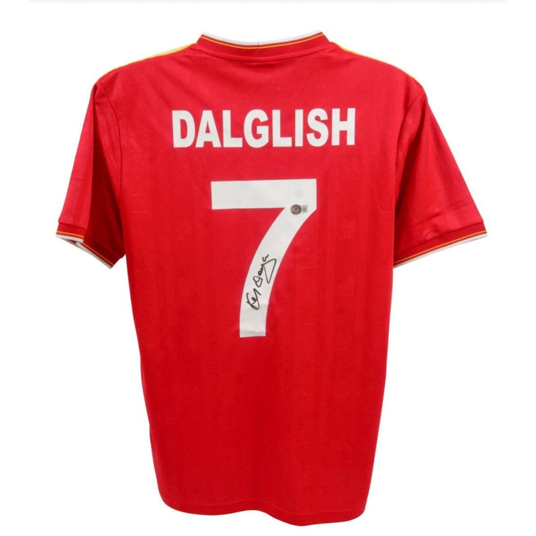 Kenny Dalglish Signed Liverpool Home Jersey (Beckett): Kenny Dalglish Signed Liverpool Home Jersey (Beckett)