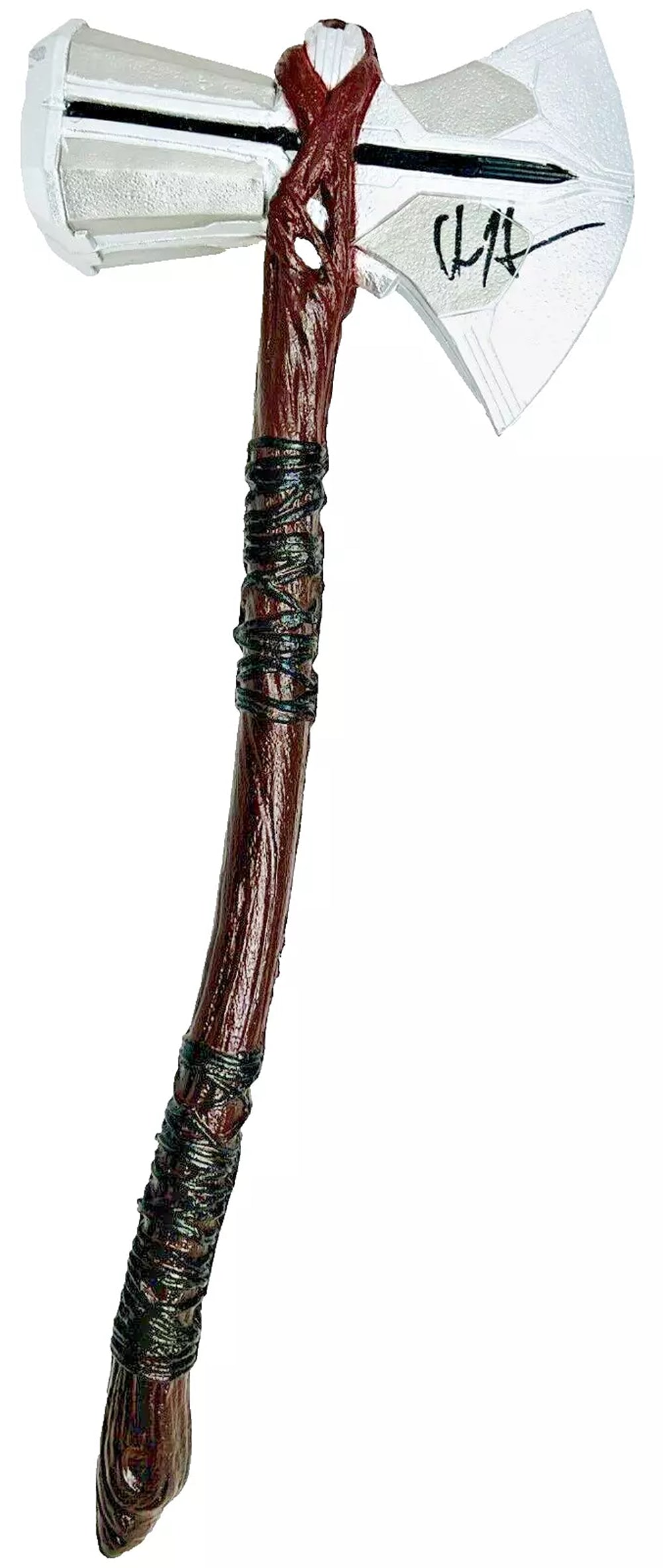 Marvel Signed Chris Hemsworth Thor Stormbreaker Axe 28" Beckett Witnessed (1 of 4)