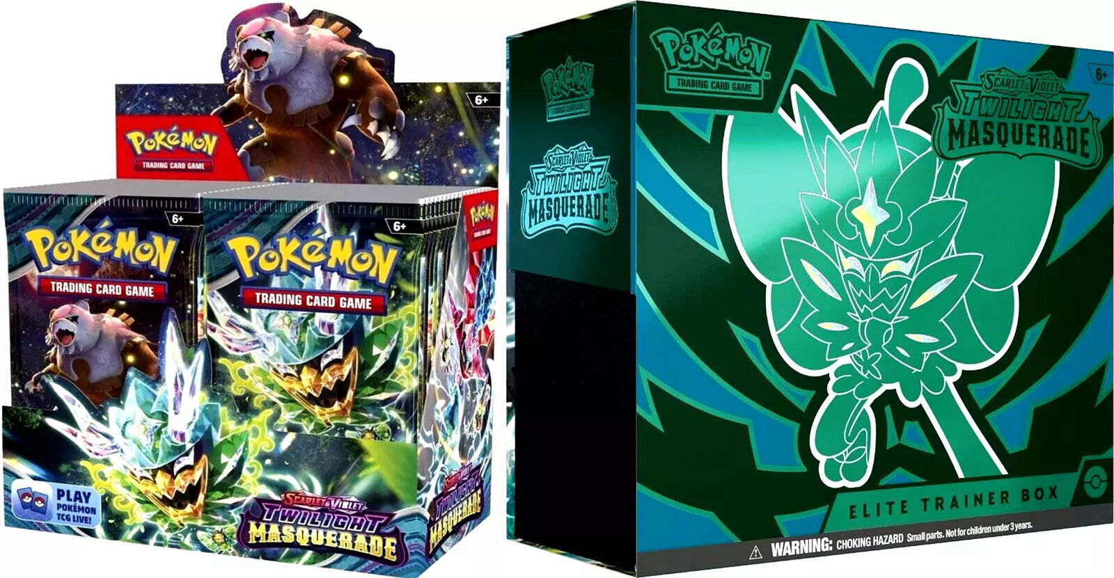 COMBO! Booster Box+Elite Trainer Box Twilight Masquerade SV06 Pokemon TCG (1 of 1)