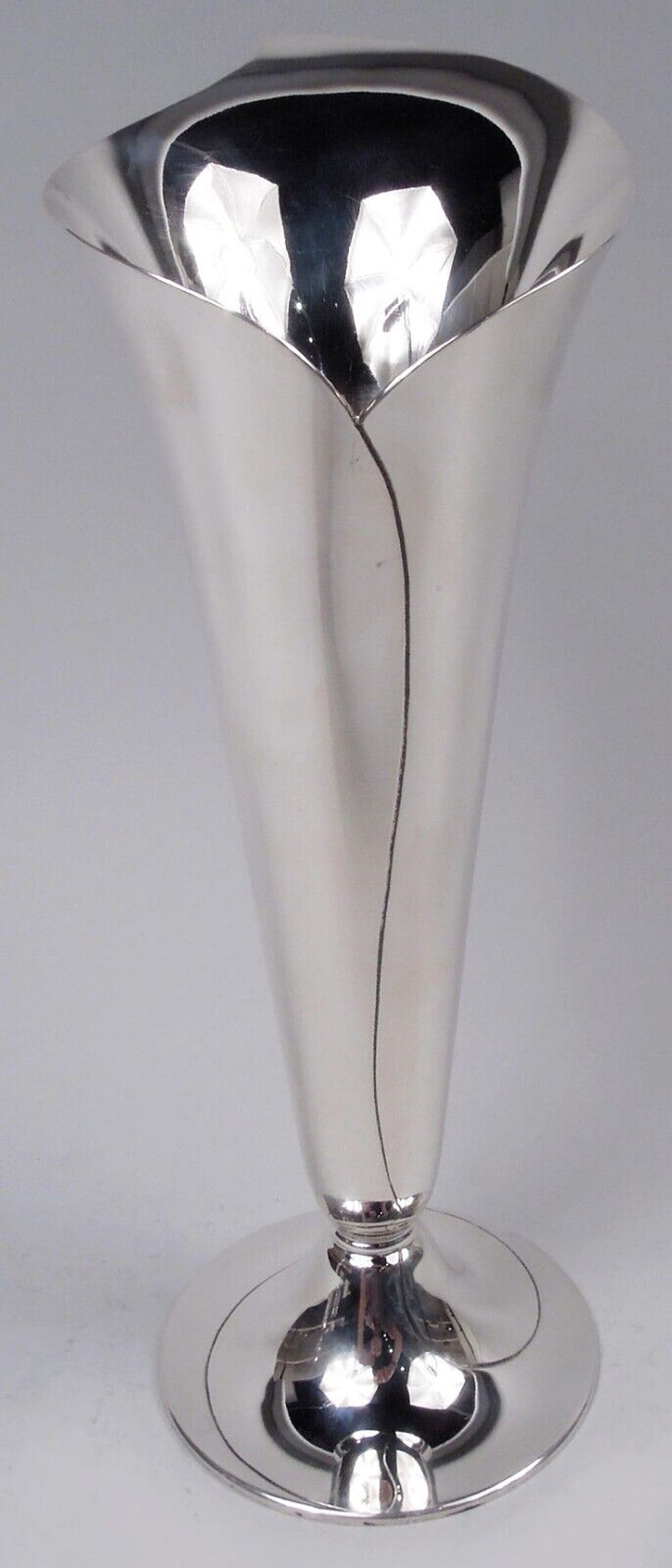 Tiffany Calla Lily Vase 23425 Midcentury Modern American Sterling Silver (1 of 8)