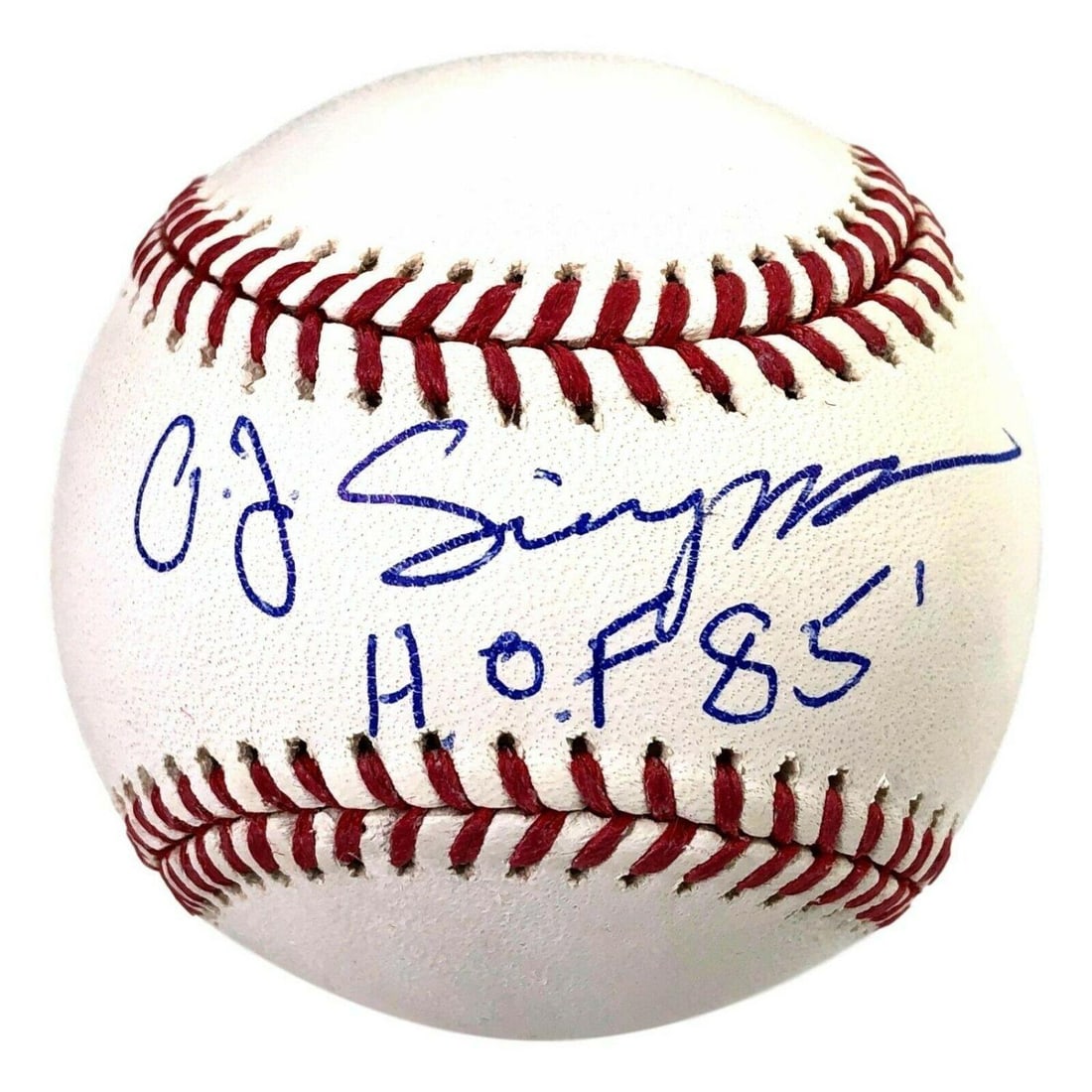 OJ Simpson Signed and inscribed Baseball JSA COA (1 of 1)
