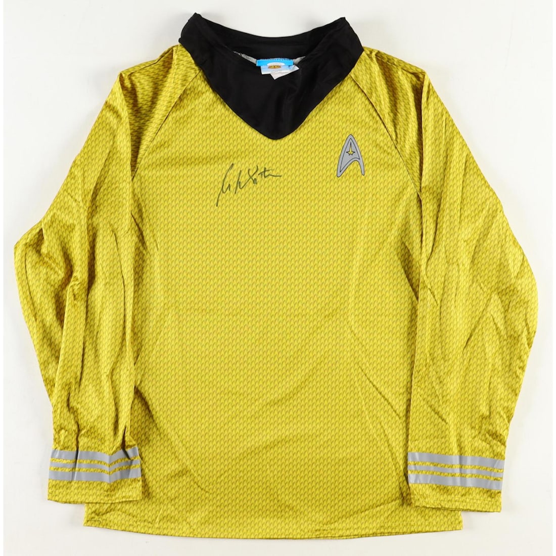William Shatner Signed "Star Trek" Prop Replica Uniform Shirt (JSA) (1 of 1)