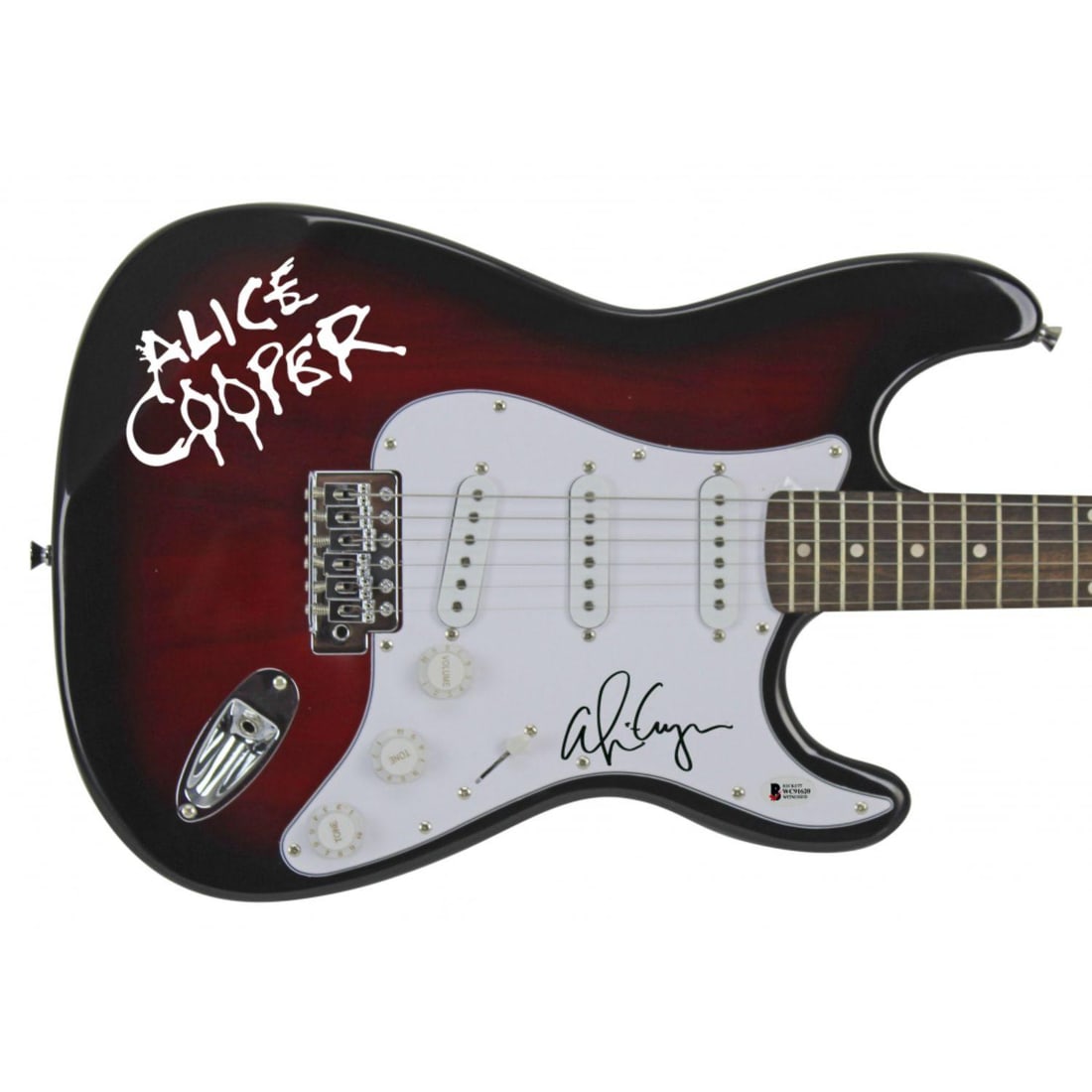 Alice Cooper Signed 39" Electric Guitar (Beckett) (1 of 1)