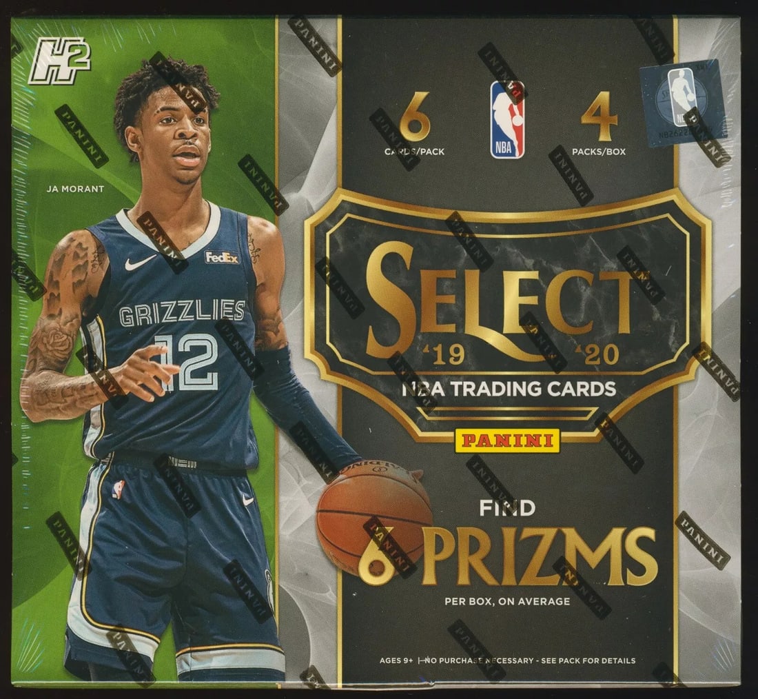 2019-20 Panini Select NBA Basketball Factory Sealed H2 HOBBY HYBRID BOX (1 of 2)