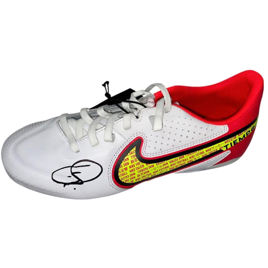 Vinicius Jr. Signed Nike Soccer Cleat (Beckett): Vinicius Jr. Signed Nike Soccer Cleat (Beckett)