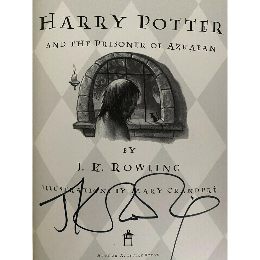 JK Rowling SIGNED Harry Potter Hard Cover Book (JSA LOA): JK Rowling SIGNED Harry Potter Hard Cover Book (JSA LOA)