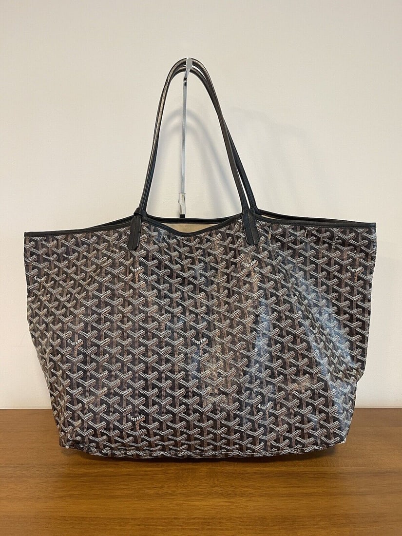 Authentic Goyard Black St. Louis GM Tote Handbag Shoulder Bag (1 of 1)