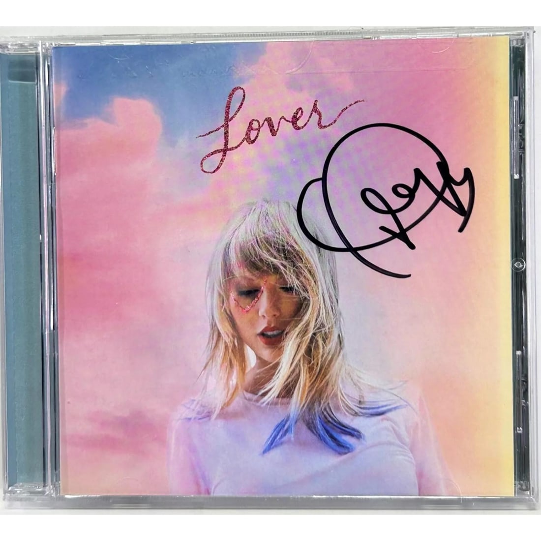 TAYLOR SWIFT Signed Autograph CD Cover "Lover" JSA COA: AUTOGRAPH: Taylor SwiftSIGNED ON: CD CoverCOA: JSA COA