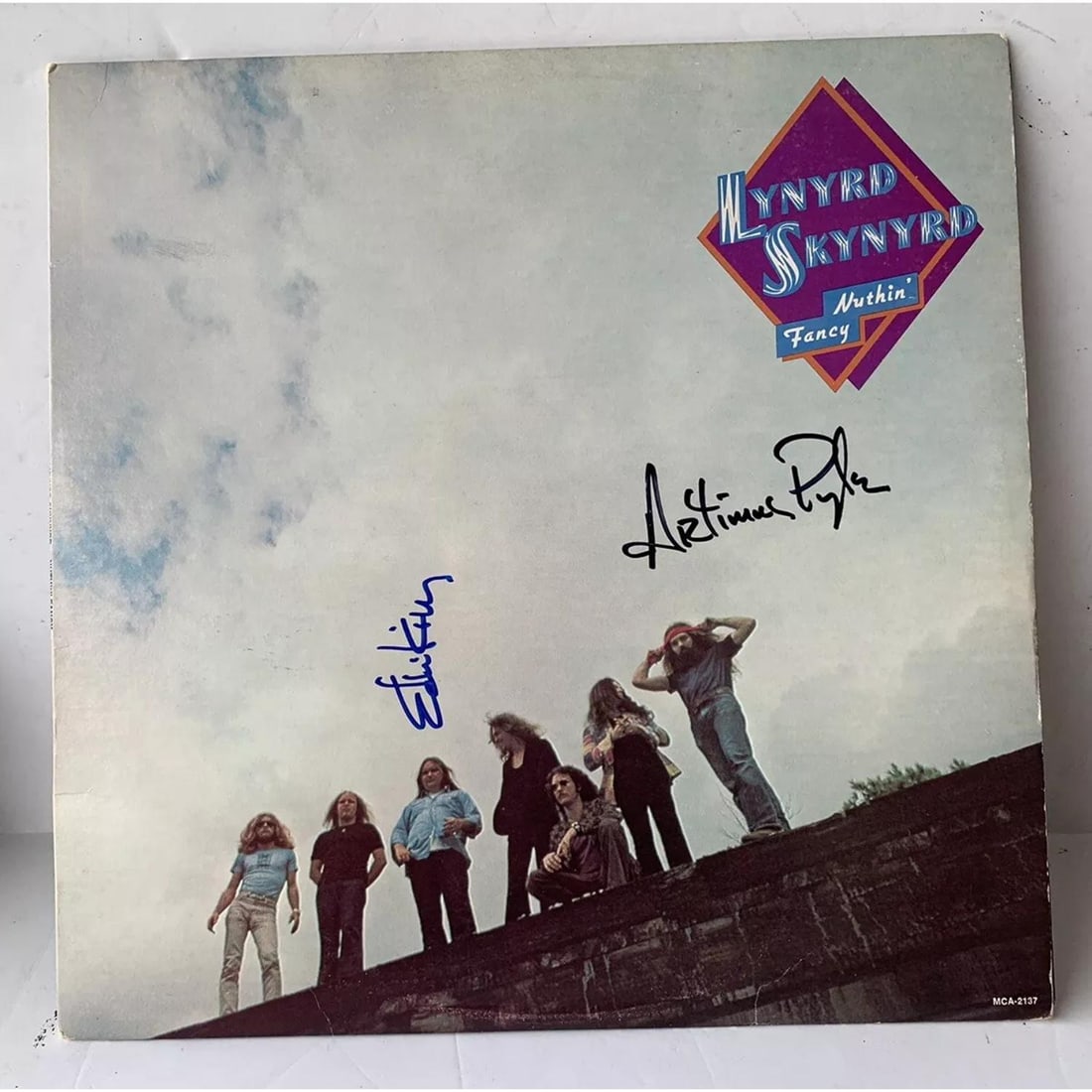 Lynyrd Skynyrd Ed King & Artimus Pyle Autographed Signed LP Album BAS Certified (1 of 3)