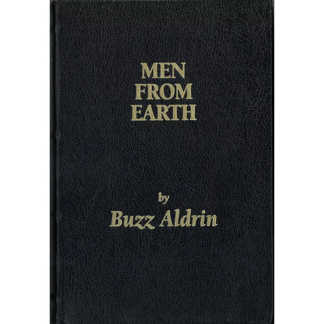 Buzz Aldrin signed Men From Earth Flat Signed Press Leather Book- JSA -Apollo 11 (1 of 3)