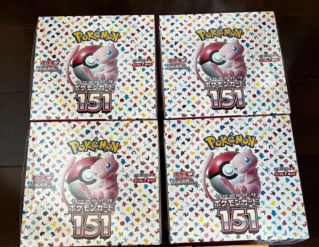 Pokemon Cards Scarlet & Violet Pokemon Card 151 Booster Box sv2a Sealed 4box (1 of 3)