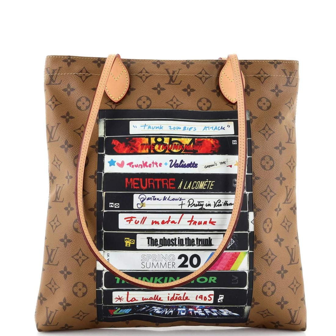 Louis Vuitton Carry It Tote Limited Edition Video Tape Reverse Monogram Canvas (1 of 9)