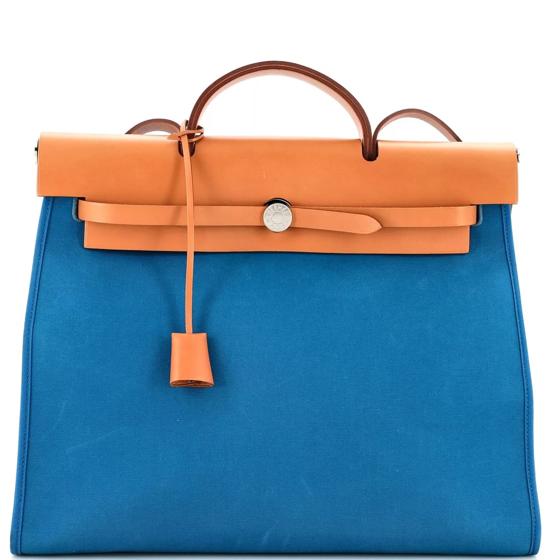 Hermes Herbag Zip Leather and Toile 39 (1 of 10)