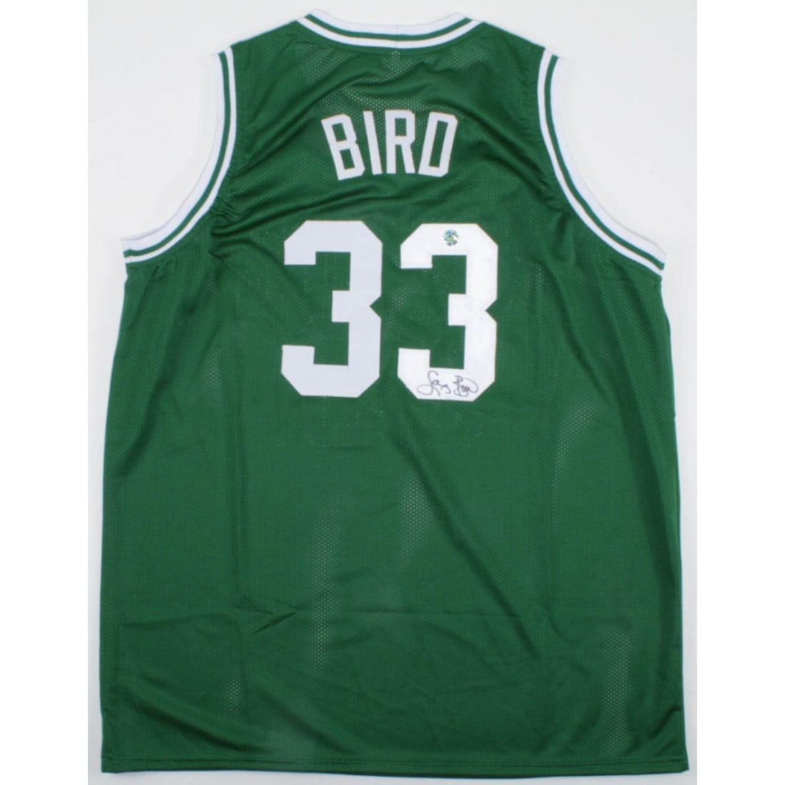 Larry Bird Signed Jersey (Bird Hologram) (1 of 1)