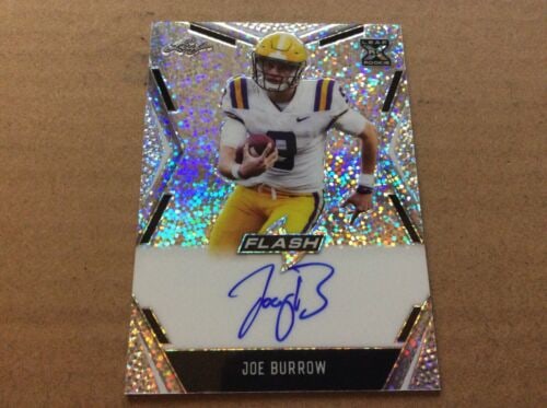 2020 Leaf Flash Joe Burrow Rookie Autographed Card. (1 of 1)