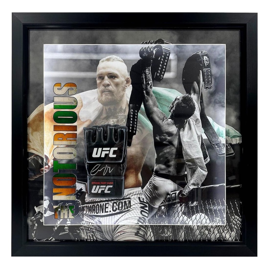 Conor McGregor Signed UFC Fight Glove LED 3D Custom Framed with Beckett COA (1 of 1)