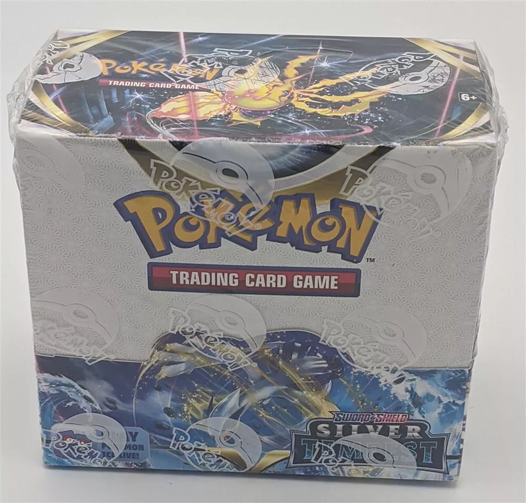 Factory Sealed 2022 Pokemon TCG Sword and Shield Silver Tempest Booster Box: Condition: New/Factory Sealed: A brand-new, unused, unopened, undamaged item (including handmade items). See the seller's listing for full details. ,Set: Sword & Shield - Silver Tempest,Game: Pokémon