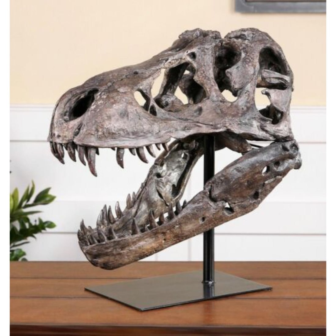 TYRANNOSAURUS SKULL PRE HISTORIC DINOSAUR BONE BIG SCULPTURE HEAD TREX LARGE NEW: TYRANNOSAURUS SKULL PRE HISTORIC DINOSAUR BONE BIG SCULPTURE HEAD TREX LARGE NEW