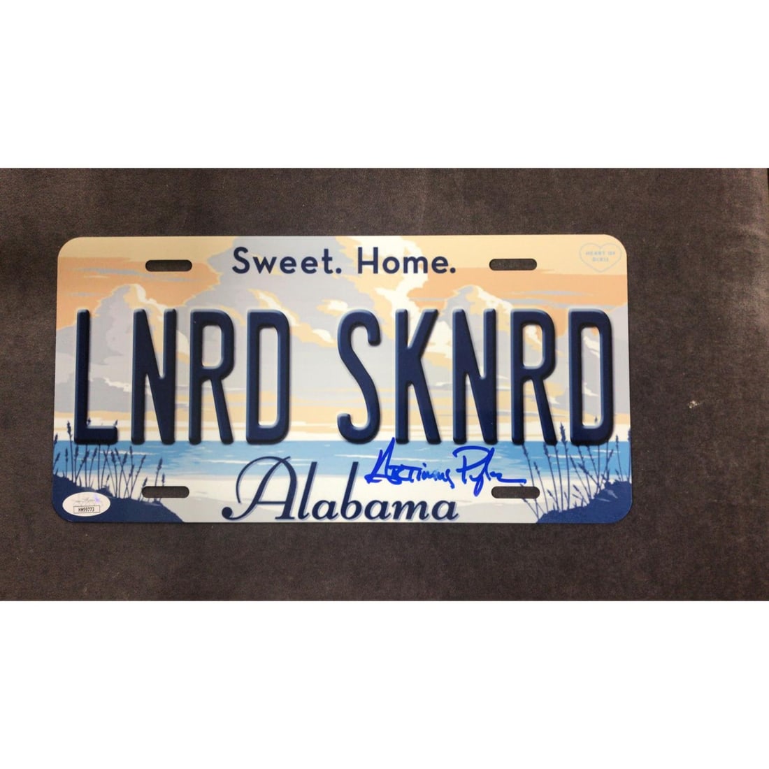 Lynyrd Skynyrd Photo License Plate (JSA COA) (See Description): Lynyrd Skynyrd Photo License Plate (JSA COA) (See Description) Fossil Factory Sealed Booster Pack Zapdos Weighted 20.52g