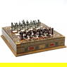 Handmade Chess Set w/Wooden Board