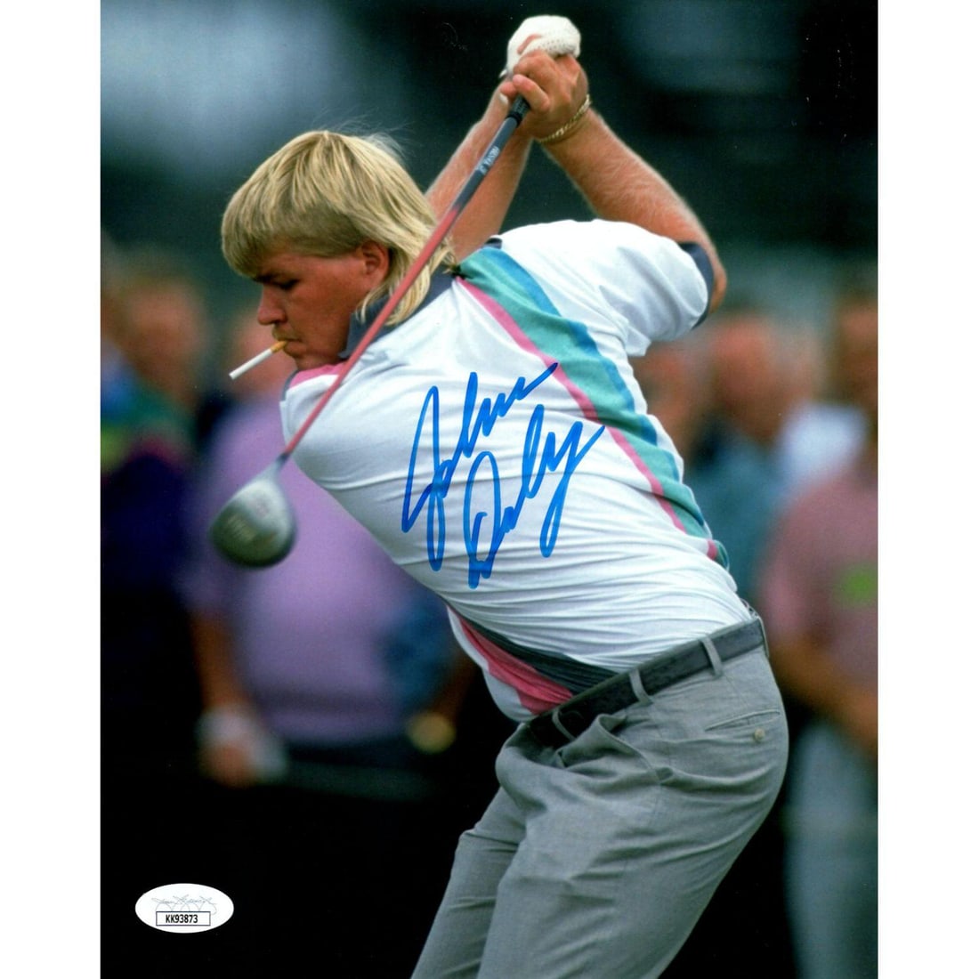 John Daly Signed 8x10 Photo Golf PGA JSA COA Cigarette in Mouth Golfer (1 of 1)