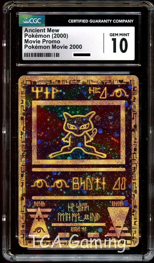 CGC 10 GEM MINT Ancient Mew HOLO Movie PROMO Pokemon Card (1 of 2)