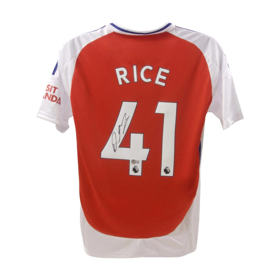 Declan Rice Signed Arsenal Jersey (Beckett): Declan Rice Signed Arsenal Jersey (Beckett)