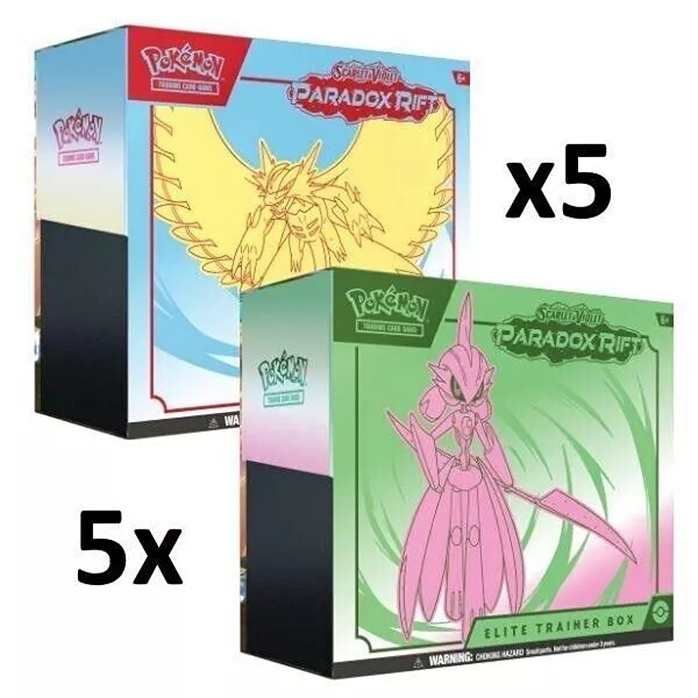 Pokemon TCG x10 Paradox Rift Elite Trainer Box Sealed Case - 90 Packs (1 of 1)