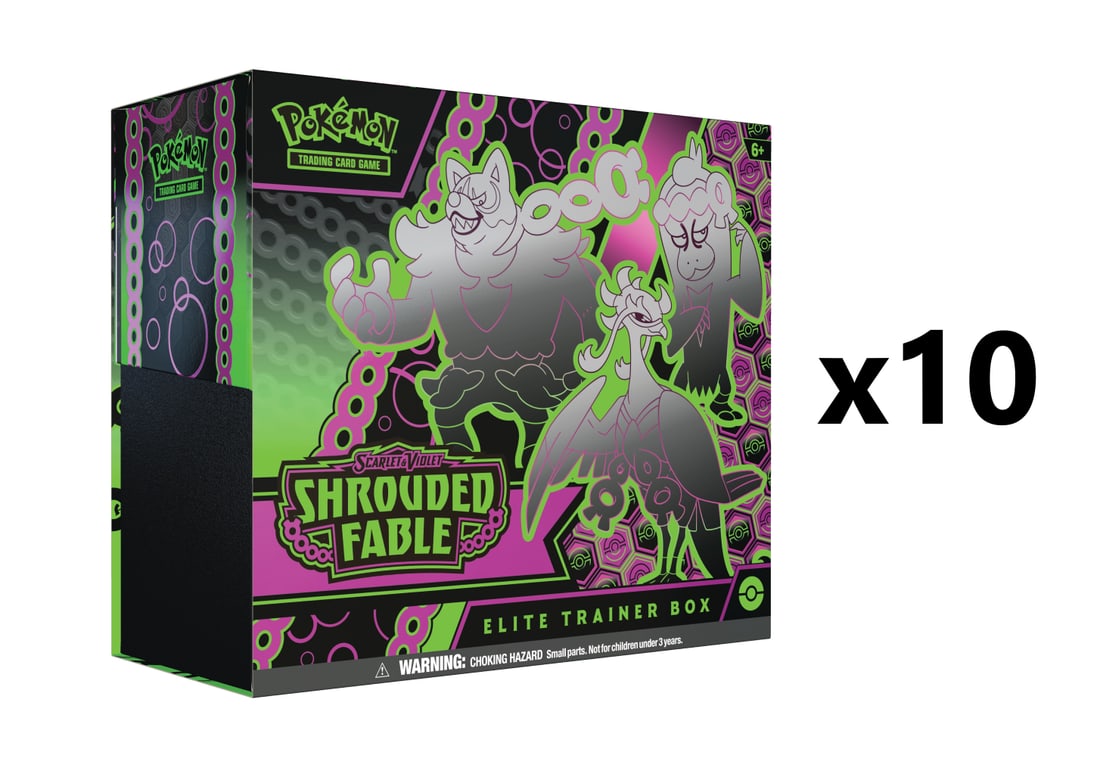 SEALED CASE! 10x Elite Trainer Box ETB SV6.5 Shrouded Fable Pokemon (1 of 1)