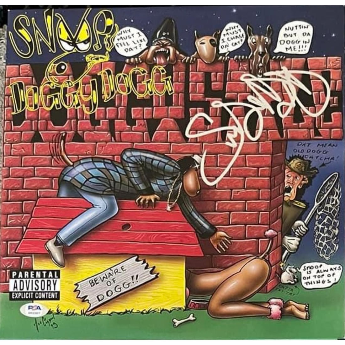 Snoop Dogg Signed DoggyStyle Vinyl Album (PSA COA) (1 of 1)