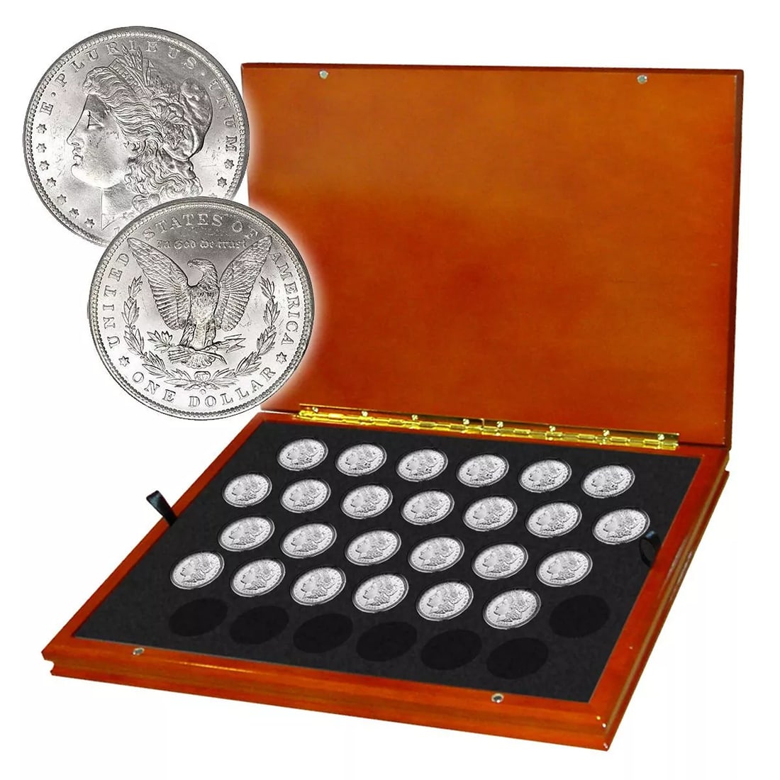 Complete Morgan Silver Dollar Common Date Set 1878-1921 (1 of 1)