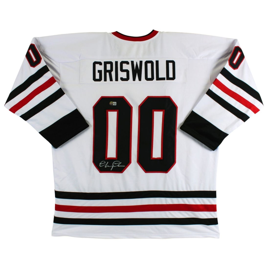 Chevy Chase Christmas Vacation Signed Santa Clark Griswold Jersey BAS (1 of 1)