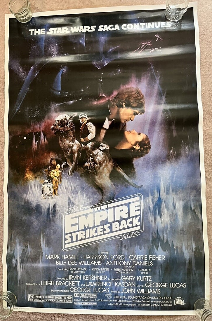 Vintage Star Wars: Empire Strikes Back 27 x 40 Movie Poster (Style A) Zig Zag (1 of 1)